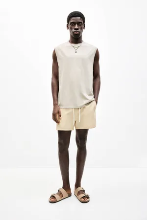 Pull&Bear Badeshorts Streifen Seersucker