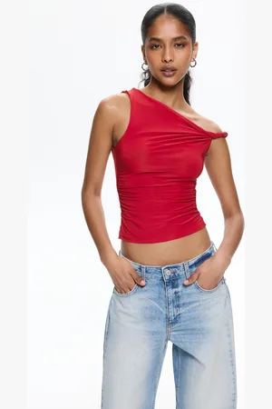 Pull&Bear Asymmetrisches Top Aus Polyamid
