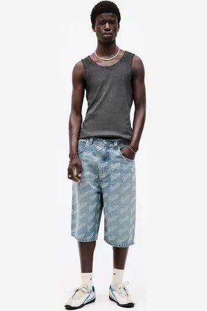 Pull&Bear Stwd-Jeans-Bermudas Im Skater-Stil