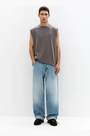 Pull&Bear Selvedge-Jeans Im Baggy-Hosen-Stil Und Loose-Fit