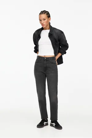 Pull&Bear Mom-Jeans Mit Hohem Bund