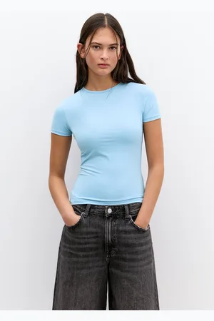 Pull&Bear T-Shirt Aus Polyamid Mit Kurzen Ärmeln