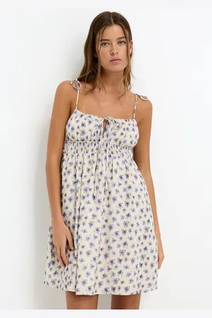 Pull&Bear Kurzes Kleid Mit Blumenprint
