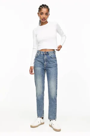 Pull&Bear Mom-Jeans Mit Hohem Bund