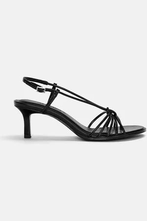 Pull&Bear Absatzsandalen Mit Riemchen Und Knoten