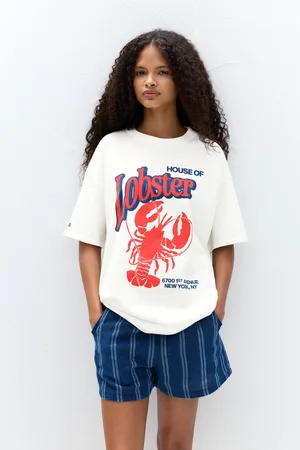 Pull&Bear T-Shirt Mit Hummer