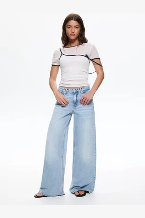 Pull&Bear Wide-Leg-Jeans Mit Niedrigem Bund