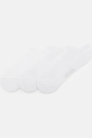 Pull&Bear 3er-Pack Kurze Weiße Socken
