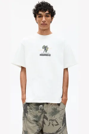 Pull&Bear Weißes T-Shirt Muhammad Ali