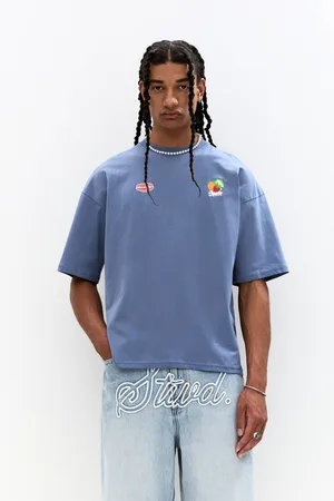 Pull&Bear Shirt Mit Stwd-Früchtstickerei