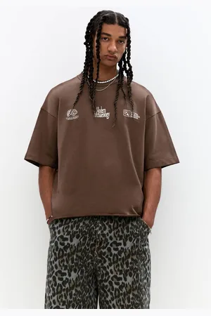 Pull&Bear Braunes Shirt Mit Motiv Modern Archaeology