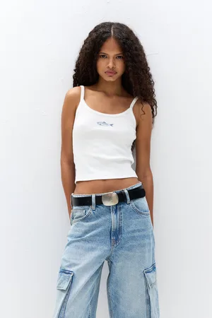 Pull&Bear Trägertop Aus Sardine
