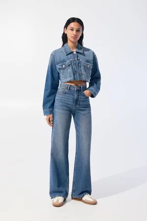 Pull&Bear Wide-Leg-Jeans Mit Hohem Bund