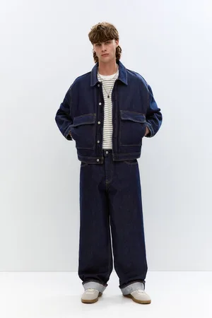 Pull&Bear Selvedge-Jeans Im Baggy-Hosen-Stil Und Loose-Fit