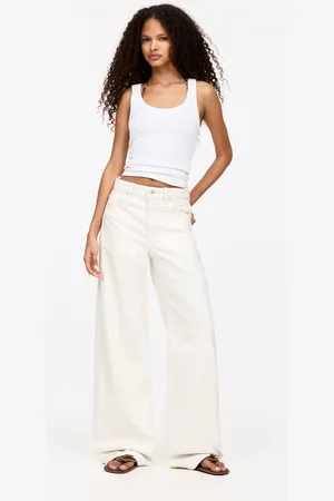 Pull&Bear Wide-Leg-Jeans Mit Hohem Bund