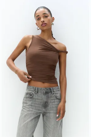 Pull&Bear Asymmetrisches Top Aus Polyamid