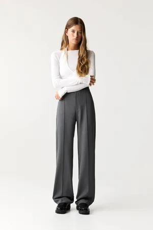 Pull&Bear Elegante Hose Mit Ziernaht