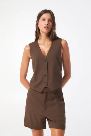Pull&Bear Anzugweste Rustikal