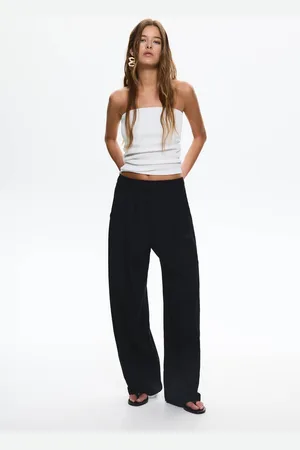 Pull&Bear Puffärmelhose Aus Leinen