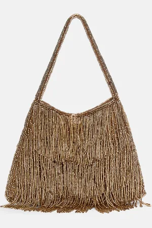 Pull&Bear Handtasche Mit Fransen Und Perlen