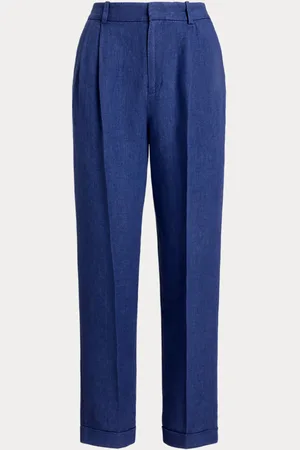 Ralph Lauren Tapered-Fit Bundfaltenhose aus Leinen