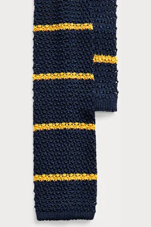 Ralph Lauren Gestreifte Strickkrawatte aus Seide