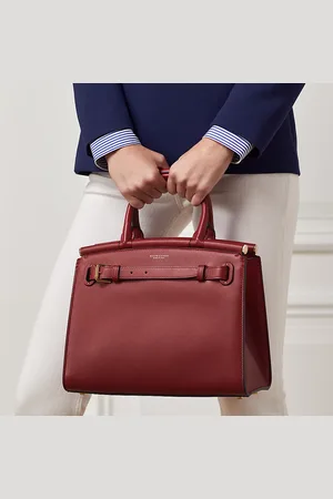 Ralph Lauren Mittelgroße Tasche RL50 aus Kalbsleder