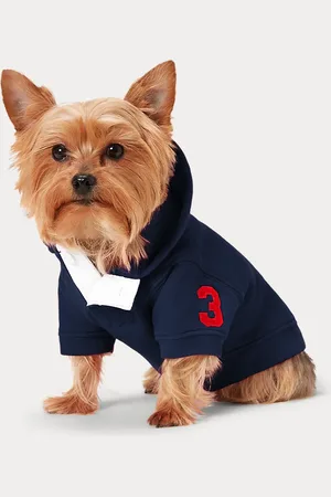 Ralph Lauren Kapuzenpullover für Hunde mit Big Pony