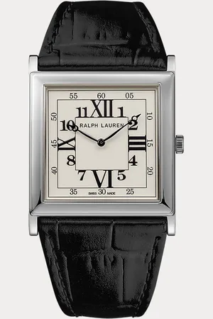 Ralph Lauren 32 mm RL867 Silber weißes Zifferblatt