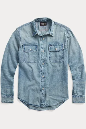 Ralph Lauren Arbeitshemd aus Indigo-Denim