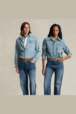 Ralph Lauren Denim-Westernhemd PRL x Naiomi Glasses