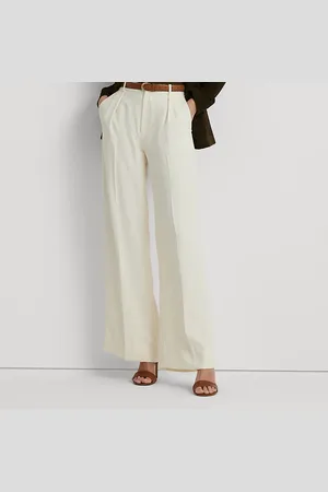Ralph Lauren Weite beidseitige Georgettehose