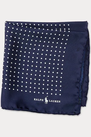 Ralph Lauren Gepunktetes Einstecktuch aus Seide