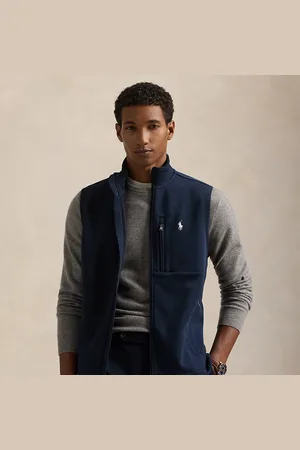 Ralph Lauren Doppellagige Weste mit Schornsteinkragen