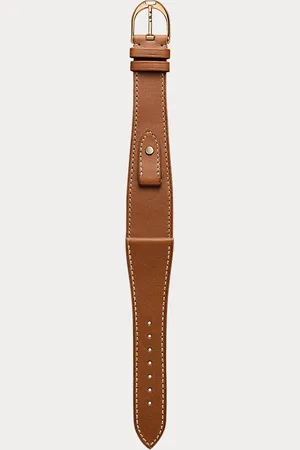 Ralph Lauren Medium-Stirrup-Armband aus Kalbsleder