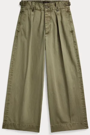 Ralph Lauren 3/4-Baumwollhose mit weitem Bein