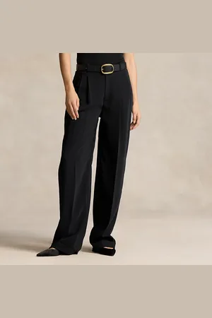 Ralph Lauren Plisseehose mit geradem Bein
