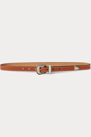 Ralph Lauren Westerngürtel aus Vachetteleder