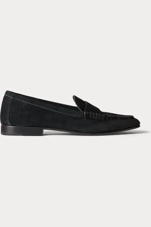 Ralph Lauren Wildleder-Pennyloafer mit geprägtem Pony