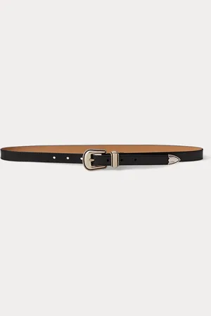 Ralph Lauren Westerngürtel aus Vachetteleder