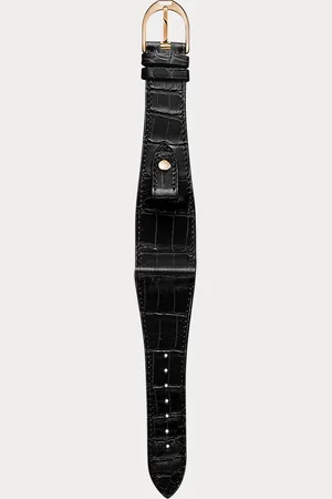 Ralph Lauren Large-Stirrup-Armband, Alligatorleder