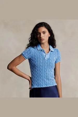 Ralph Lauren Poloshirt mit Zopfmuster