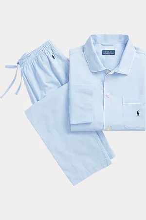 Ralph Lauren Langer Pyjama mit Ginganmuster