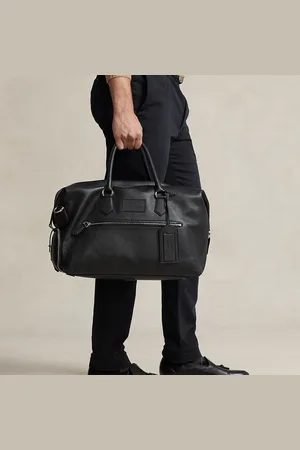 Ralph Lauren Reisetasche aus Narbenleder