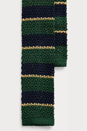 Ralph Lauren Gestreifte Strickkrawatte aus Seide