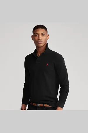 Ralph Lauren Slim-Fit Langarm-Polo aus Piqué