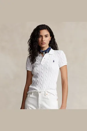 Ralph Lauren Poloshirt mit Zopfmuster