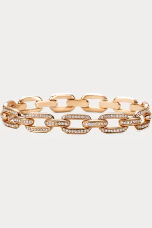 Ralph Lauren Roségold-Armband mit Pavé-Diamanten