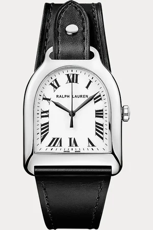 Ralph Lauren Mittelgroße Armbanduhr Stirrup aus Stahl