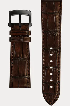Ralph Lauren 23 x 20 Sporting-Armband, Alligatorleder